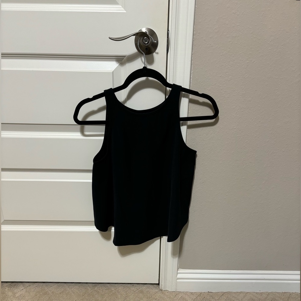 Lululemon x Barre3 High-Low Black Tank Top